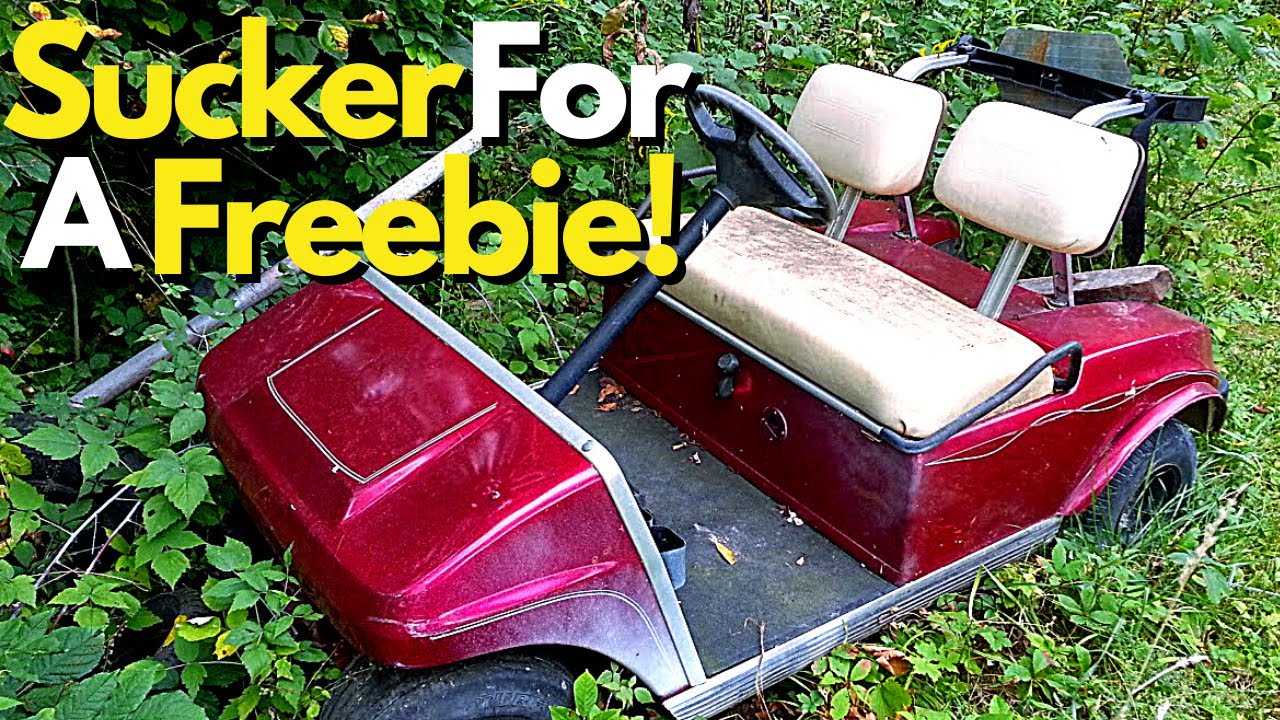 Fixing A Free Golf Cart and Saving Money:   Tale of a Frugal Tinkerer