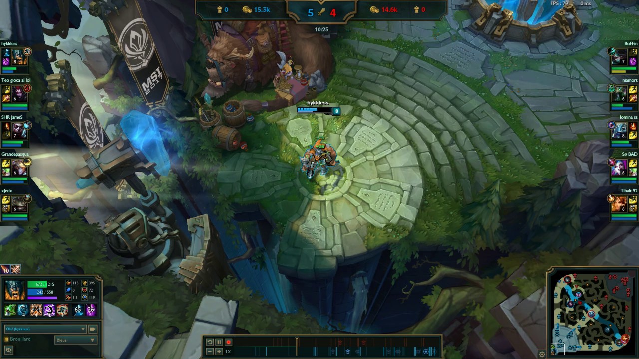 Top Olaf vs Akali patch 7.8