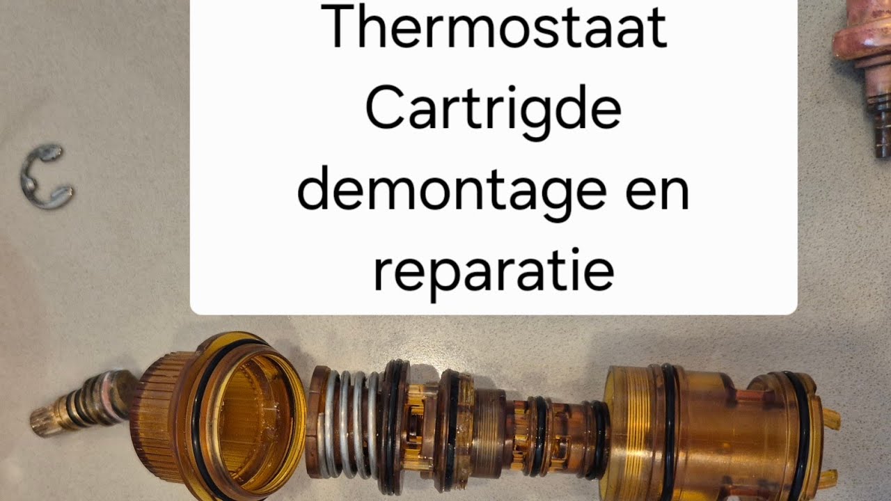 Hotbath thermostaat cartridge demontage en reparatie