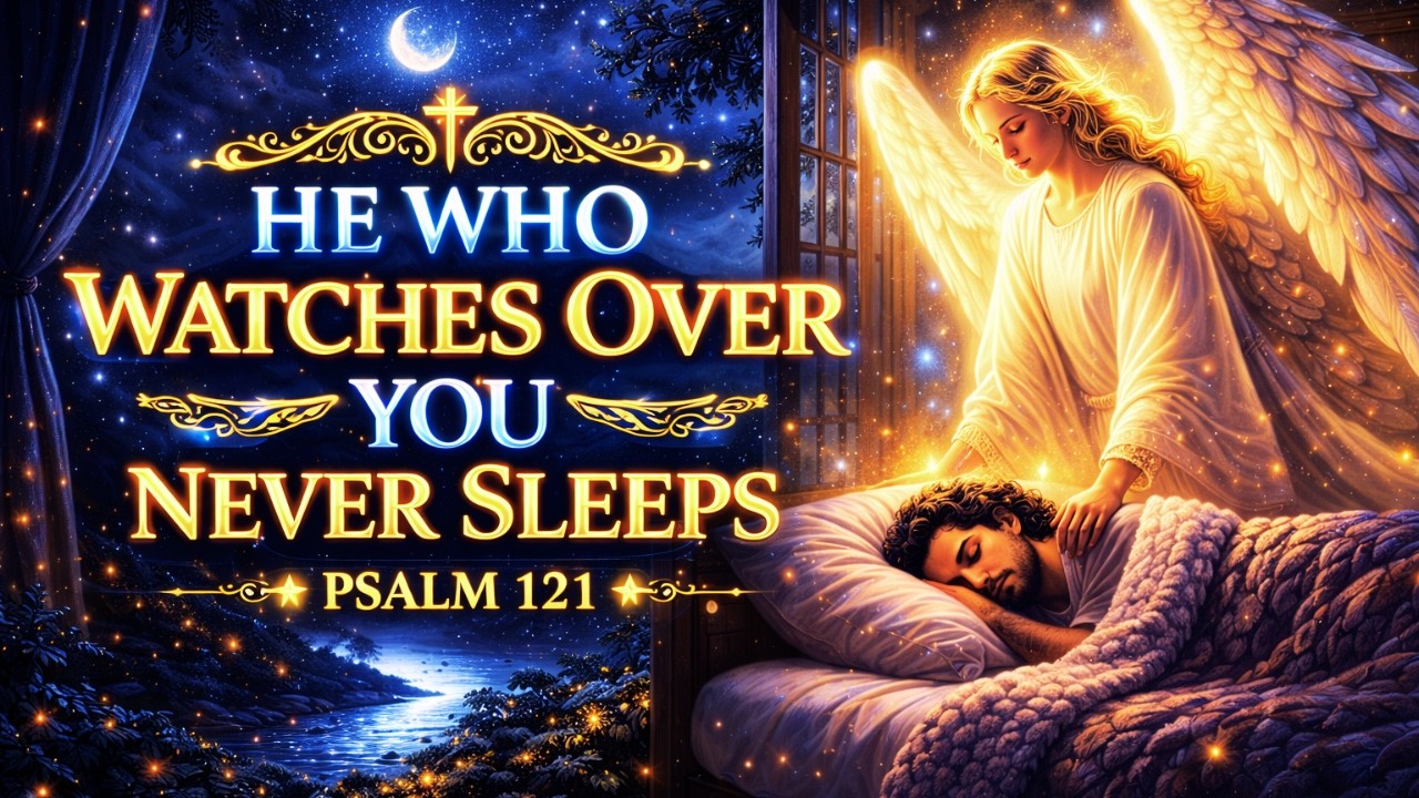 🌙 Psalm 121 Night Prayer | He Who Watches Over You Never Sleeps ✨ Peaceful Protection While You Rest