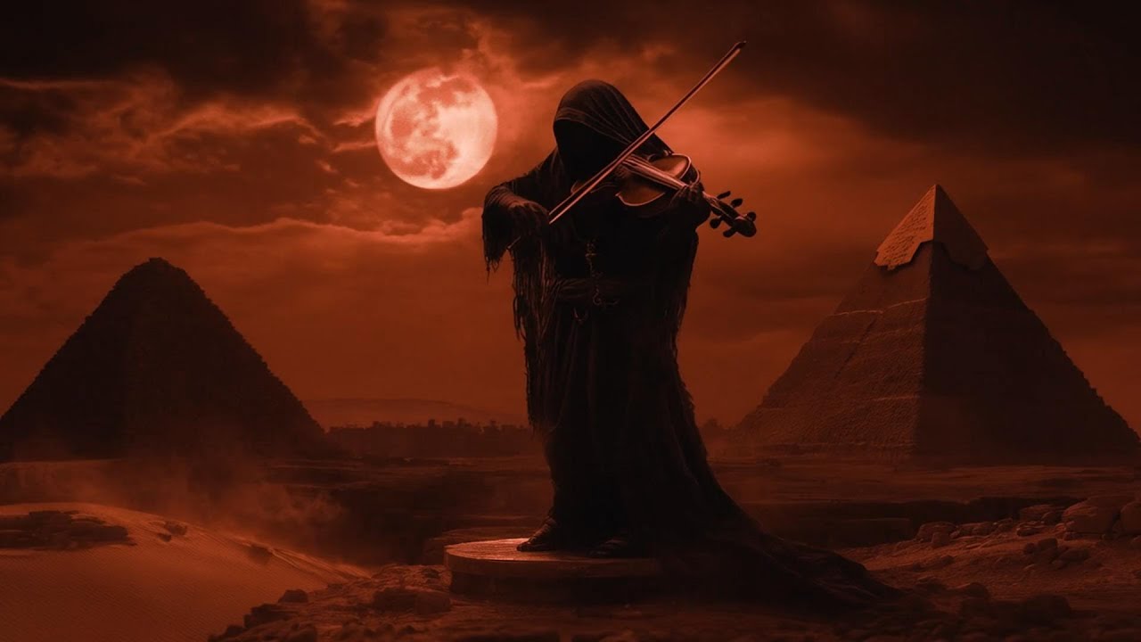 Haunting Violin of Ancient Egypt with Piano Whispers 🎻🎹 | Pharaoh's Nocturne - Undead Minstrel