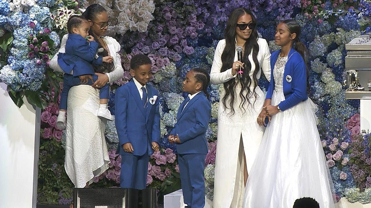 Lauren London and Kids Take Stage at Nipsey Hussle's Memorial