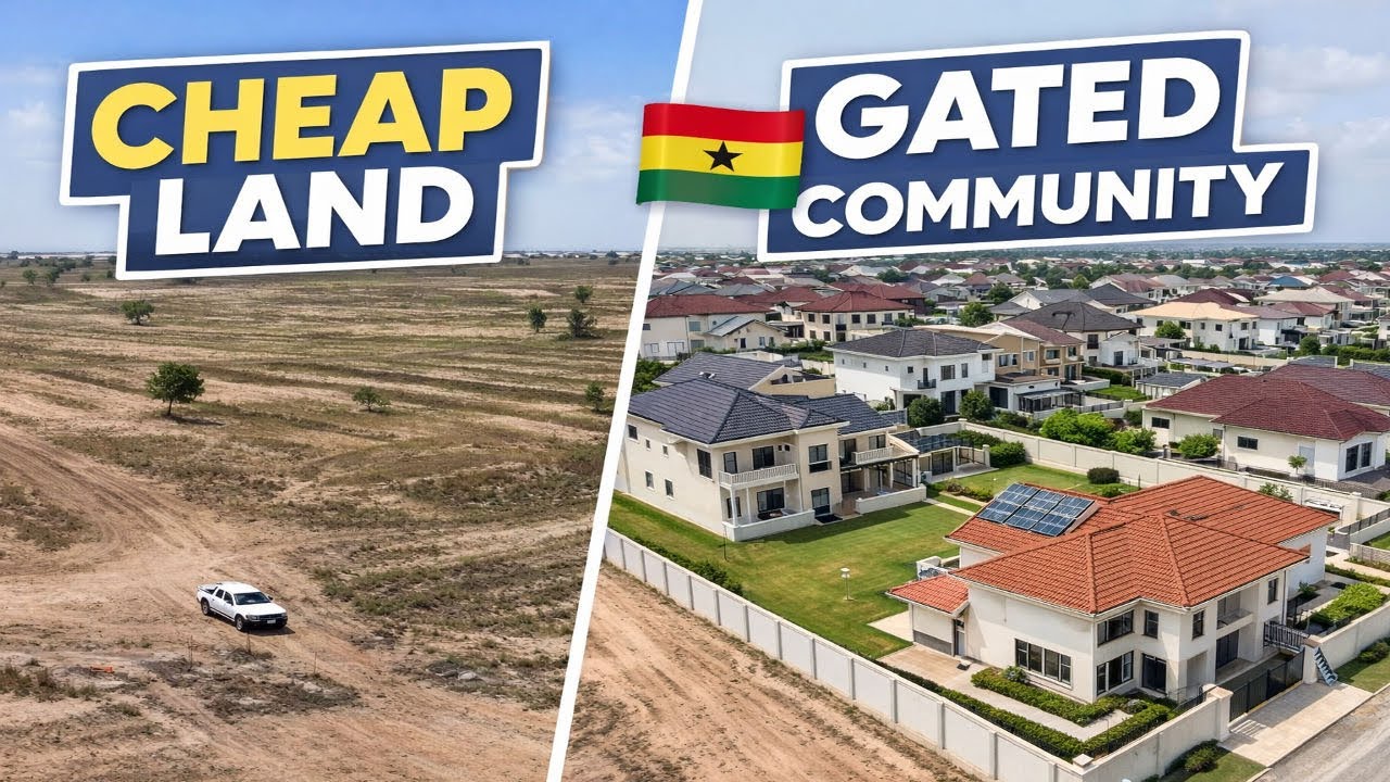 Cheap Gated Community Land for Sale in Ningo Prampram, Ghana 🇬🇭 | Secure Investment Opportunity