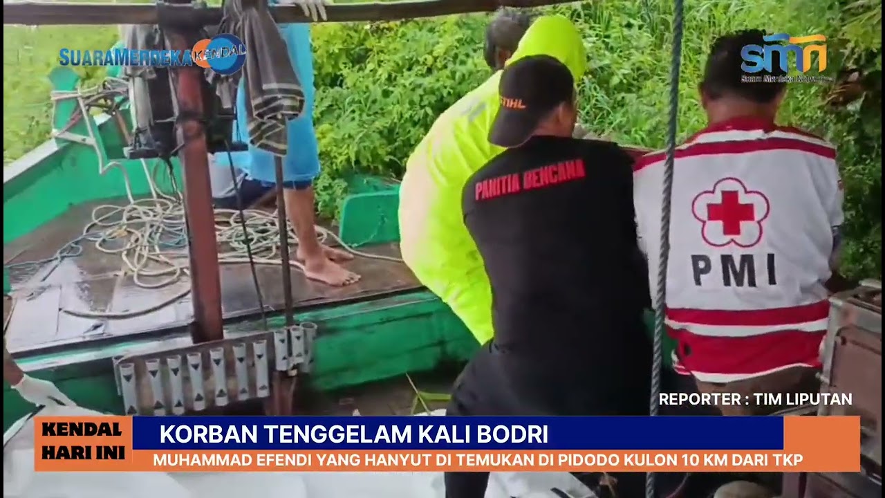 Muhammad Efendi, Korban yang Tenggelam di Kali Bodri Ditemukan di Pidodo Kulon, 10 KM dari TKP