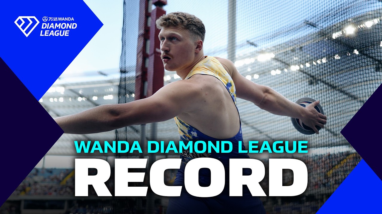 Mykolas Alekna throws HUGE Diamond League record in Silesia discus - Wanda Diamond League 2026