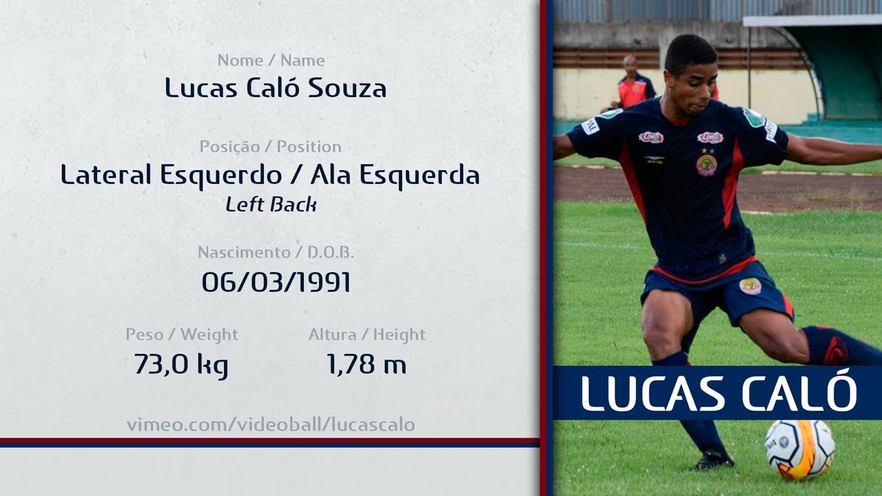 Lucas Caló - Lateral Esquerdo / Ala Esquerda | Left Back