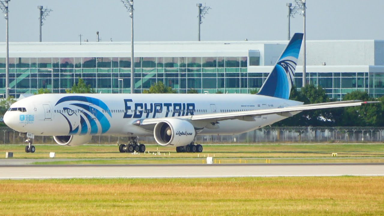 [4K] RARE! | Egyptair Boeing 777-300ER (SU-GDO) Taxiing and Departure at Munich Airport!