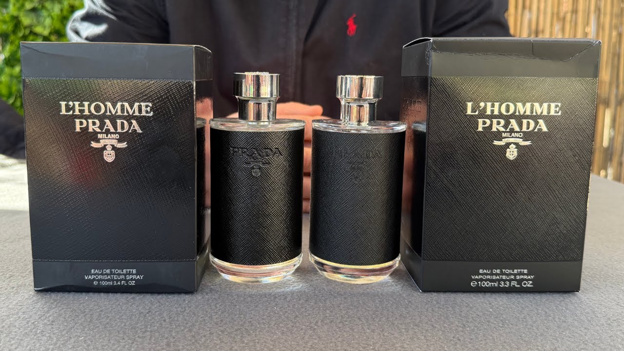 Fake vs Real Prada L’Homme Perfume