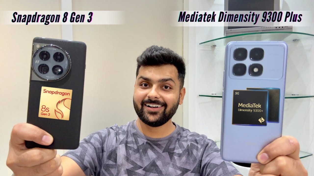 Snapdragon 8 Gen 3 vs Dimensity 9300 Speed Test - Best Flagship Processor?