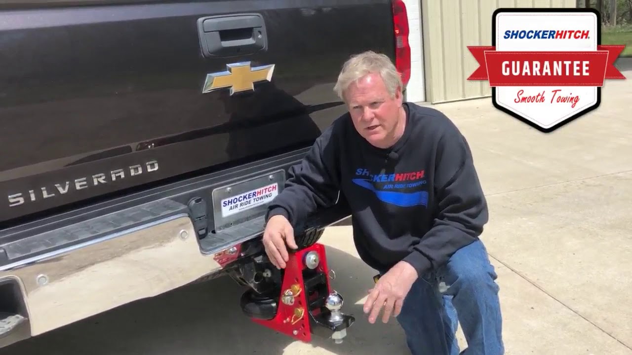 Shocker HD Air Receiver Hitch In Action- Shocker Hitch