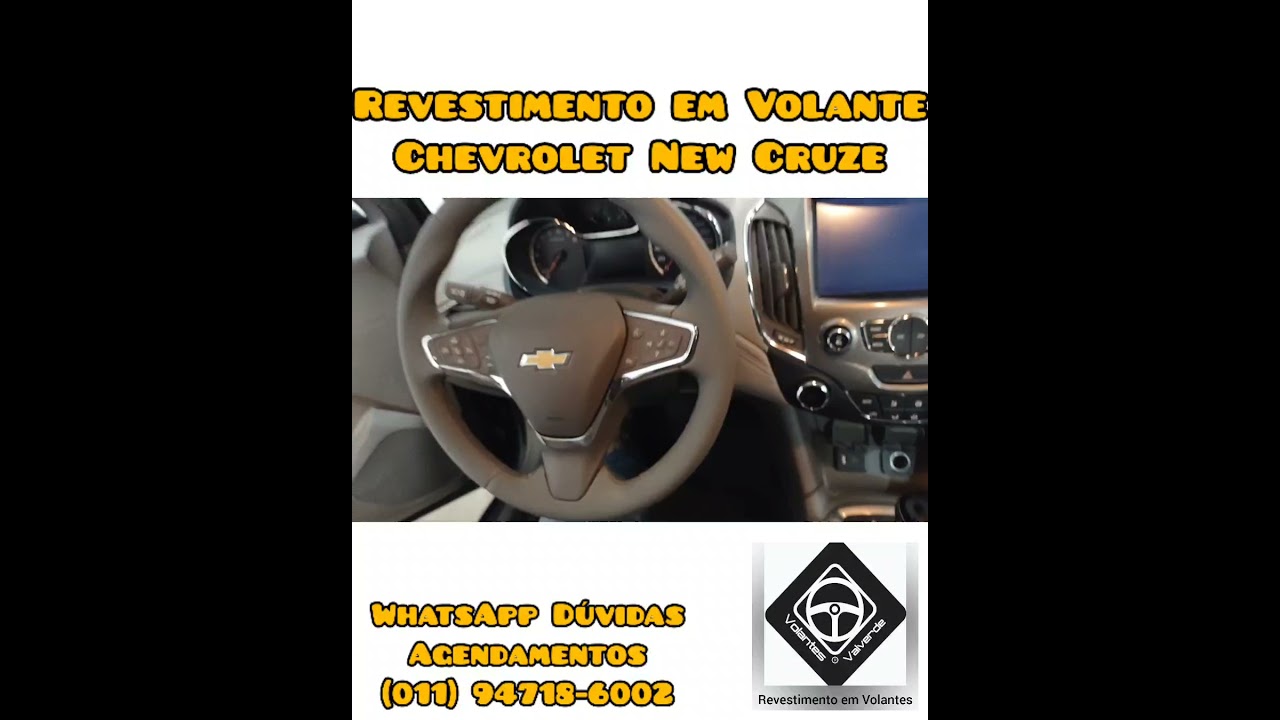 Revestimento em Volante Chevrolet New Cruze
