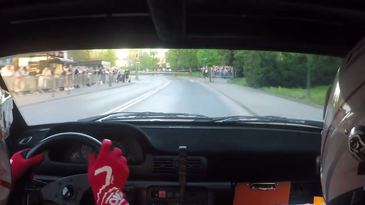 8 Rajd Memoriał Kuliga i Bublewicza Paciej/Drążkiewicz FSO Polonez OS3 Wieliczka Rynek