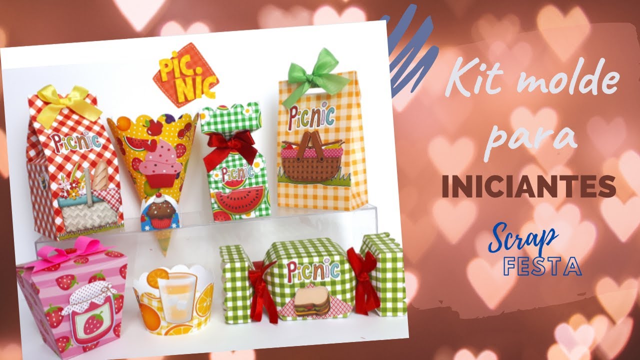 Kit de moldes para iniciantes - Scrapfesta - personalizados