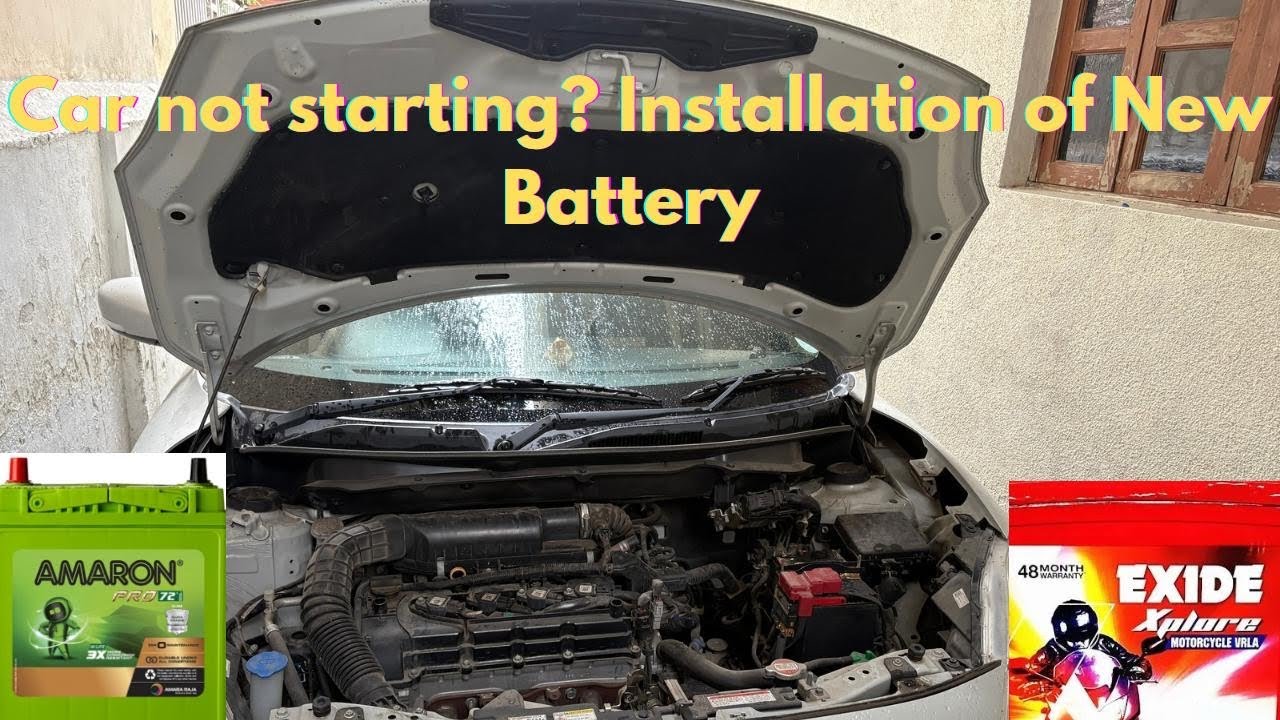 Car Not Starting? Replace Battery install Amaron