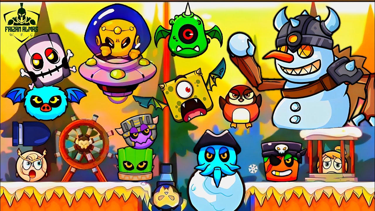 Ball World Blue Ball V Red Boss Challenge | Ice Age Boss | MGIF | Gameplay WFG