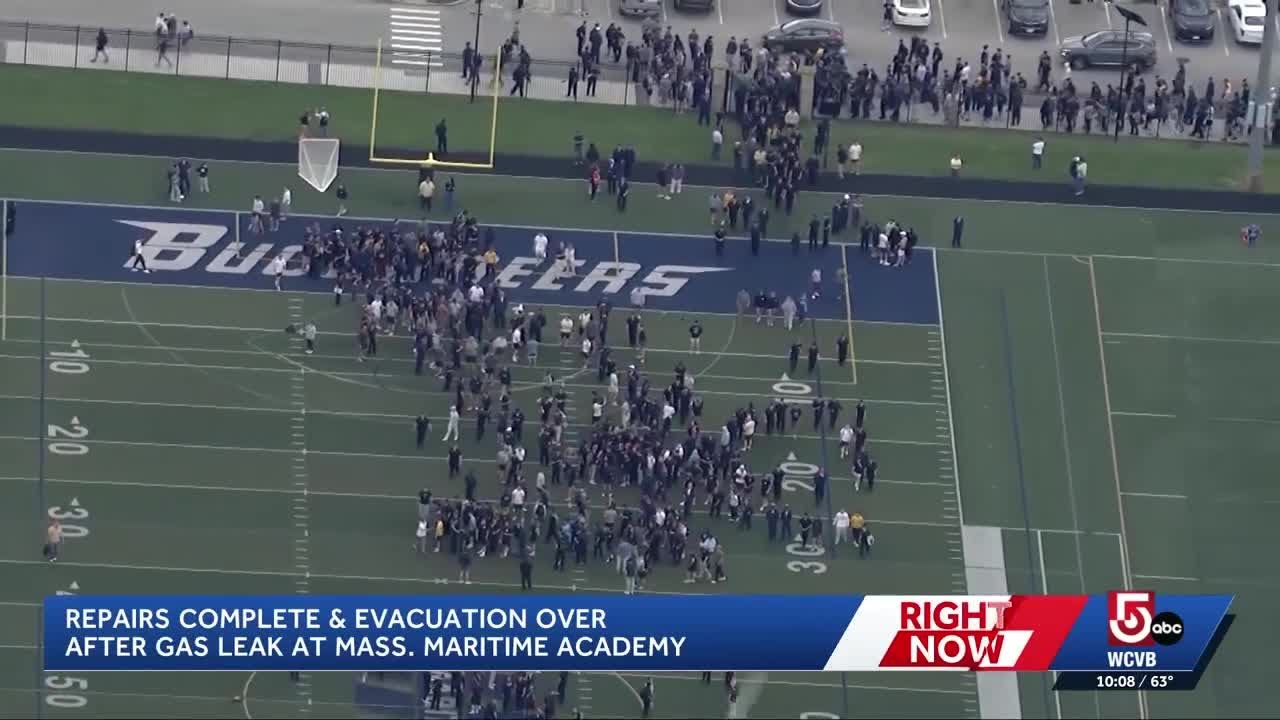 Gas leak at Massachusetts Maritime Academy prompts evacuations, large emergency response
