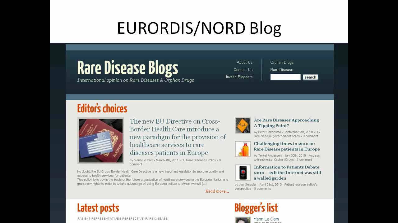 Nick Sireau: Building the Alkaptonuria Movement Using the Web