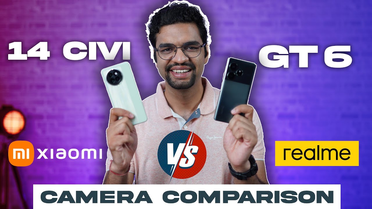 Realme GT 6 vs Xiaomi 14 Civi Camera Comparison | The Best Camera Phone is!