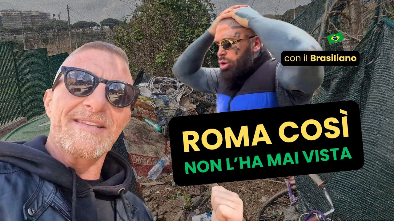 Portiamo il Brasiliano a conoscere la Roma del degrado.