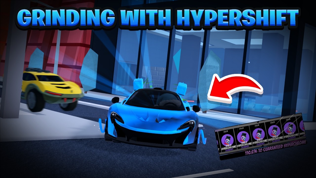 Занимаюсь гриндом с Hypershift в Roblox Jailbreak🎨