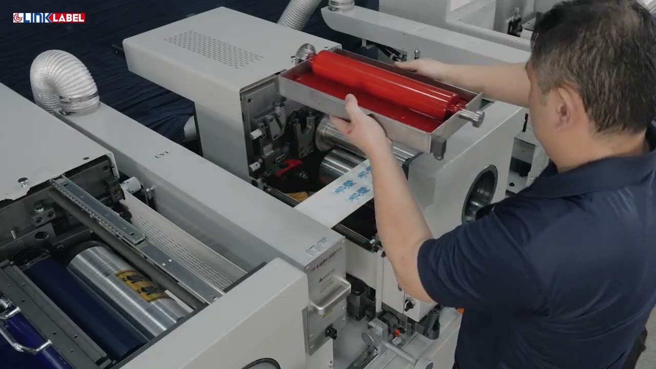 Link Label IFX-350 Intermittent flexo printing machine