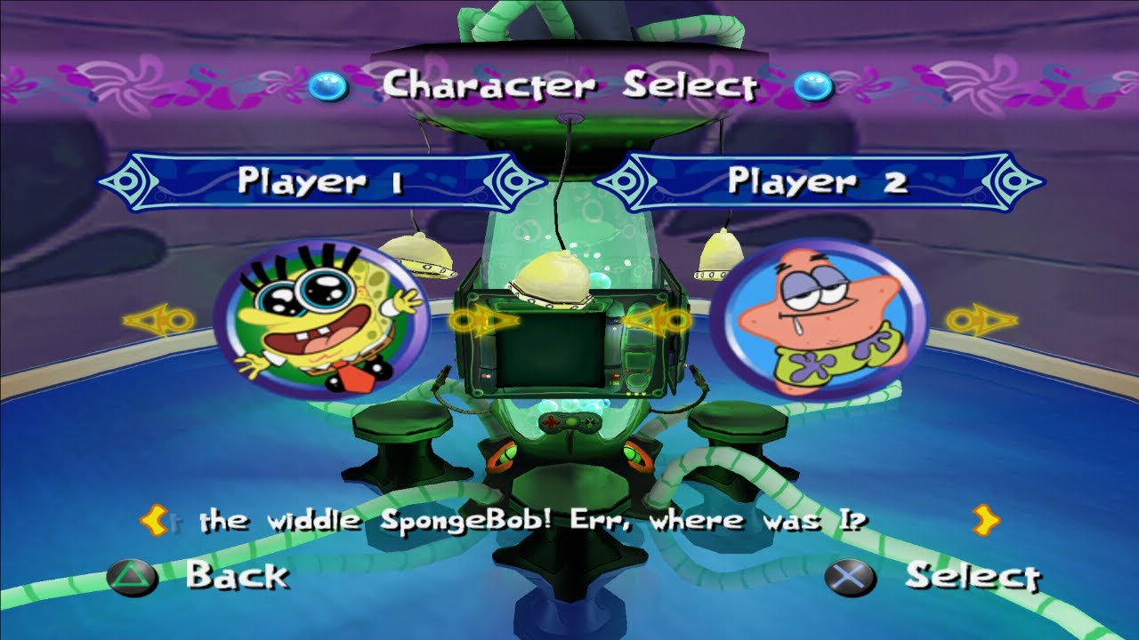 Spongebob's Atlantis Squarepantis 2-Player Local Co-Op *All Minigames*