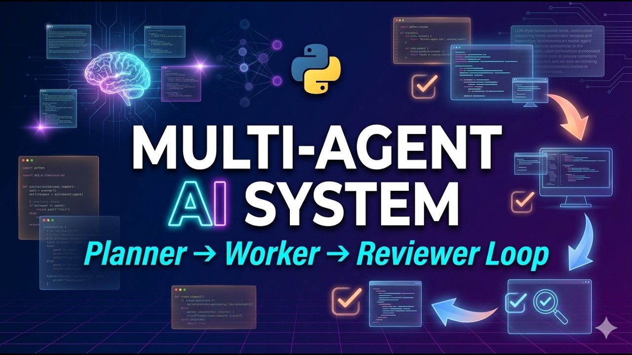 Build a Multi-Agent AI System with Self-Improving Responses | Python + LangGraph + Groq Tutorial