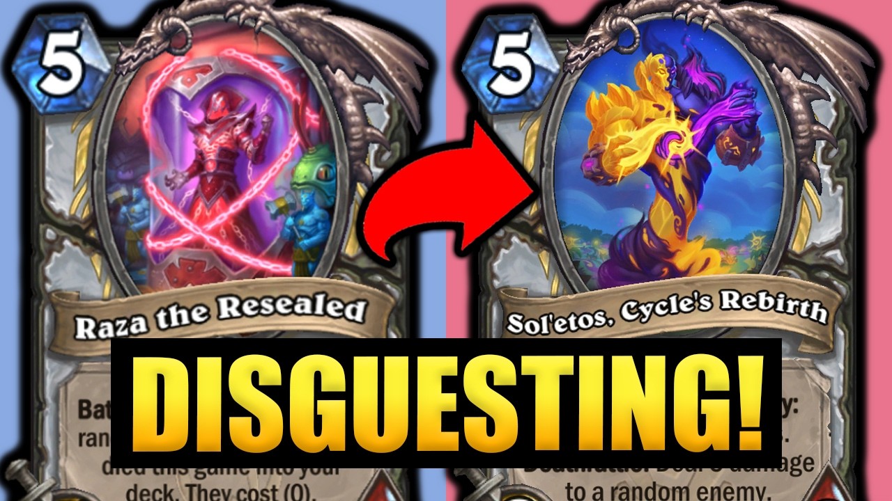 I Played Priest...I Know...BUT I Created An AMAZINGLY COOL Quest Deck!