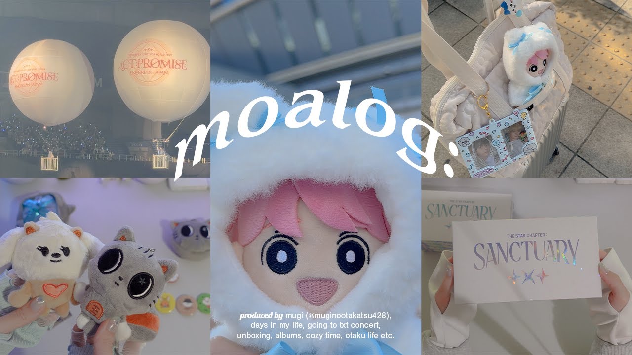 𝑚𝑜𝑎𝑙𝑜𝑔 ⛄️⋅ ˚✮ アルバム開封～当日の様子まで、TXTアンコンに参戦したオタクのブイログ┊TOMORROW X TOGETHER,トゥバ京セラ,プルバトゥ etc. (ENG,4K