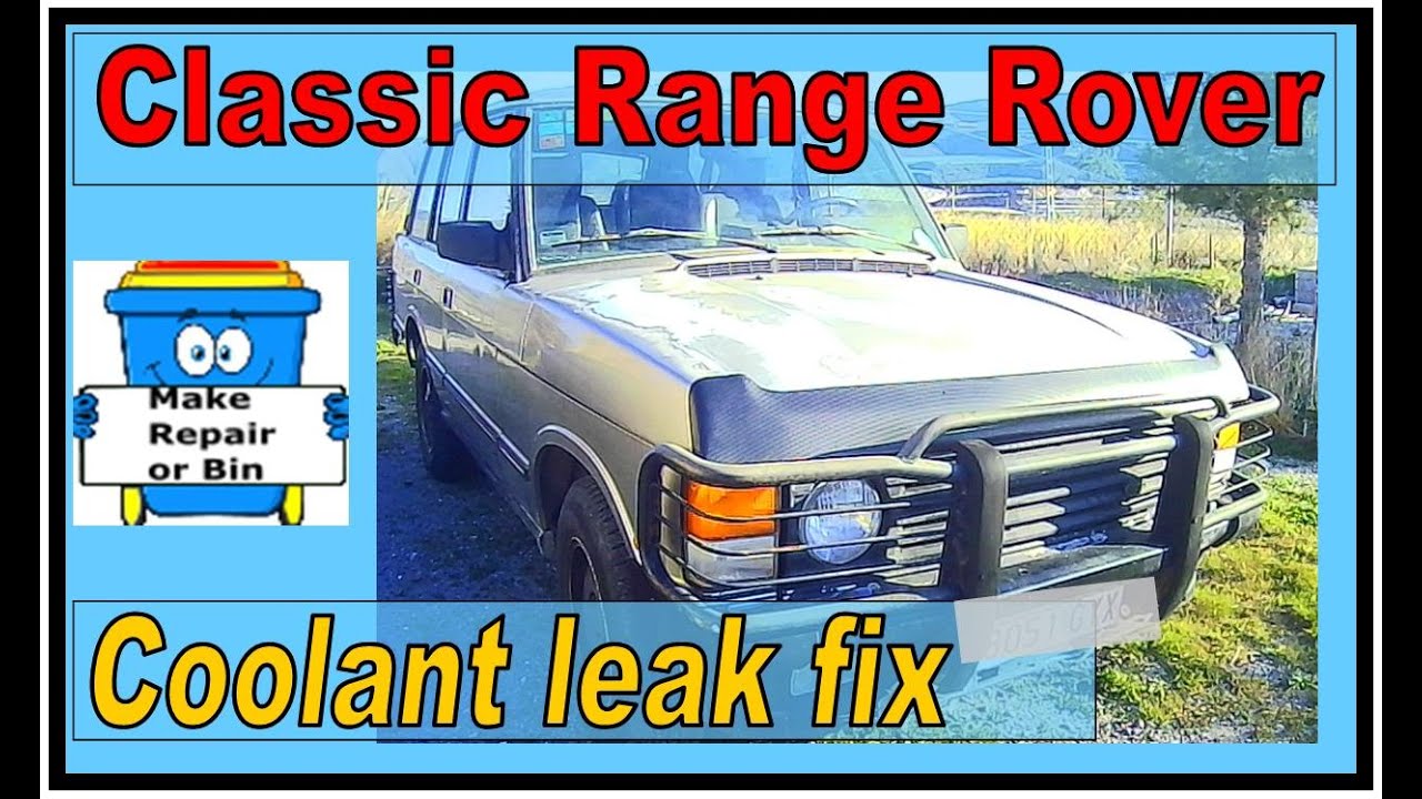 Range Rover Classic thermostat and leak repair.
