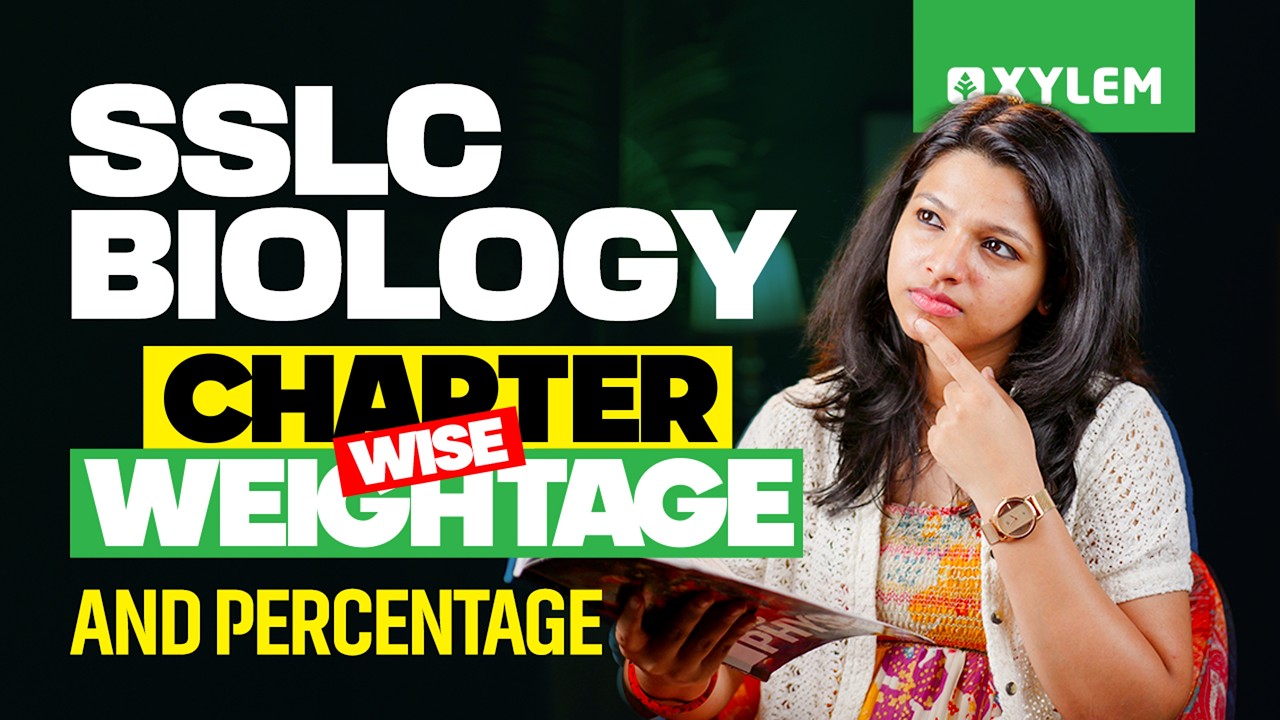 SSLC Biology | Chapter Wise Weightage and Percentage | Xylem SSLC