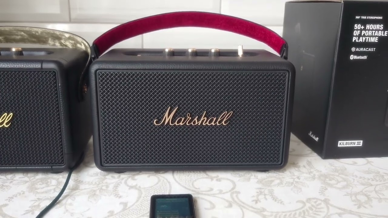 Сравнение Звучания Marshall Kilburn 2 vs Marshall kilburn 3