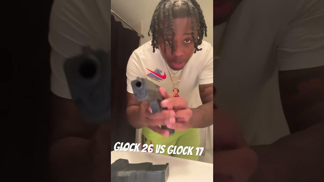 Glock 26 Vs Glock 17 What&rsquo;s A Better 9m ?! 🤔 #trending #gunculture #airsoft #2agun