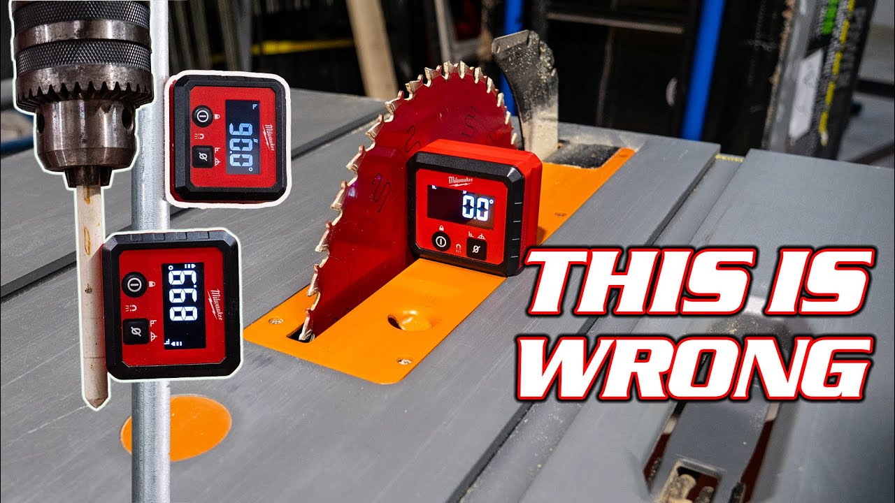 USE it CORRECTLY! Milwaukee Digital Angle Gauge $30 [48-22-5602]