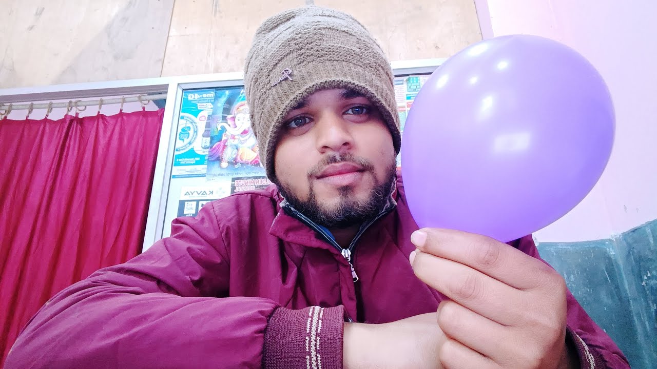 Balloon blow to burst challenge 🎈