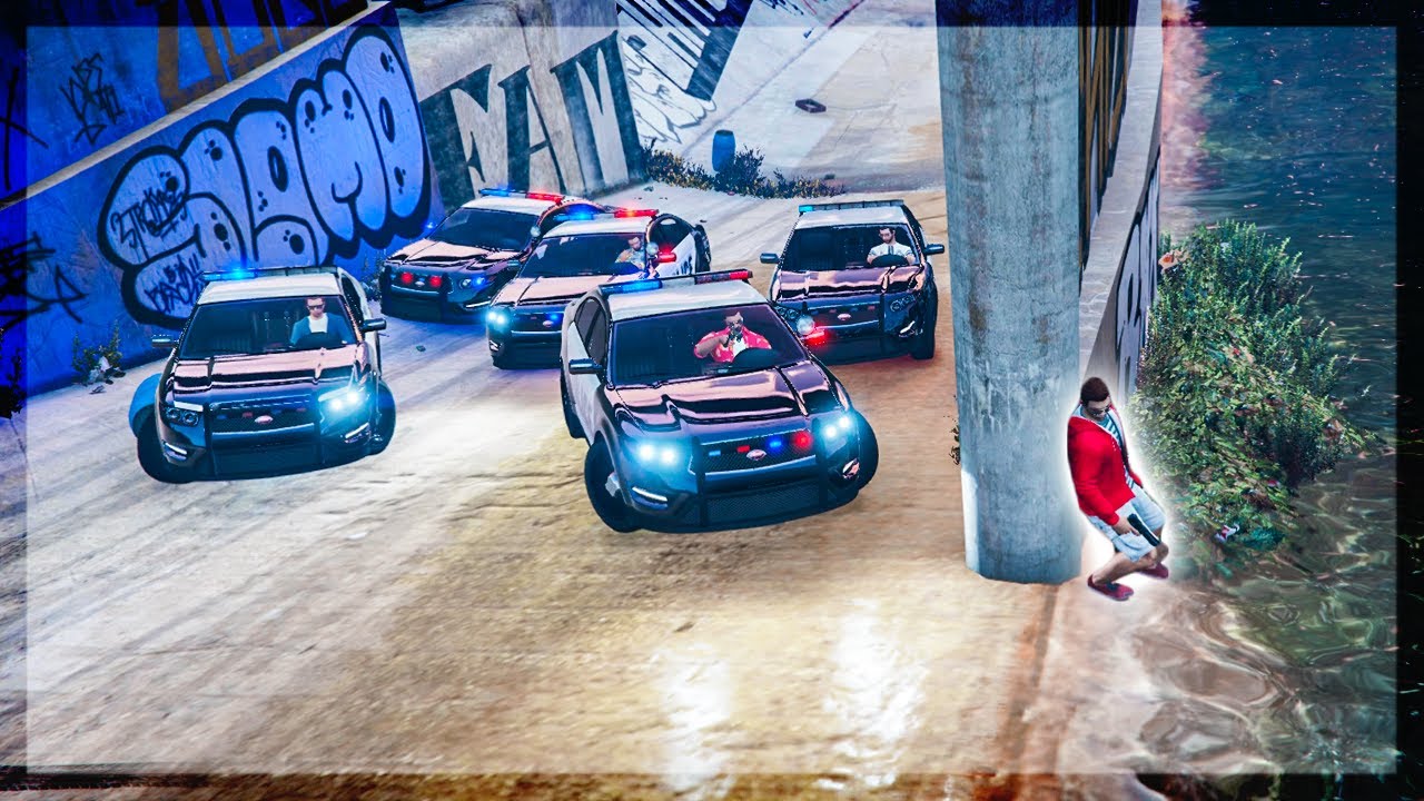 GTA 5 Online - MAN HUNT #4 FINALE