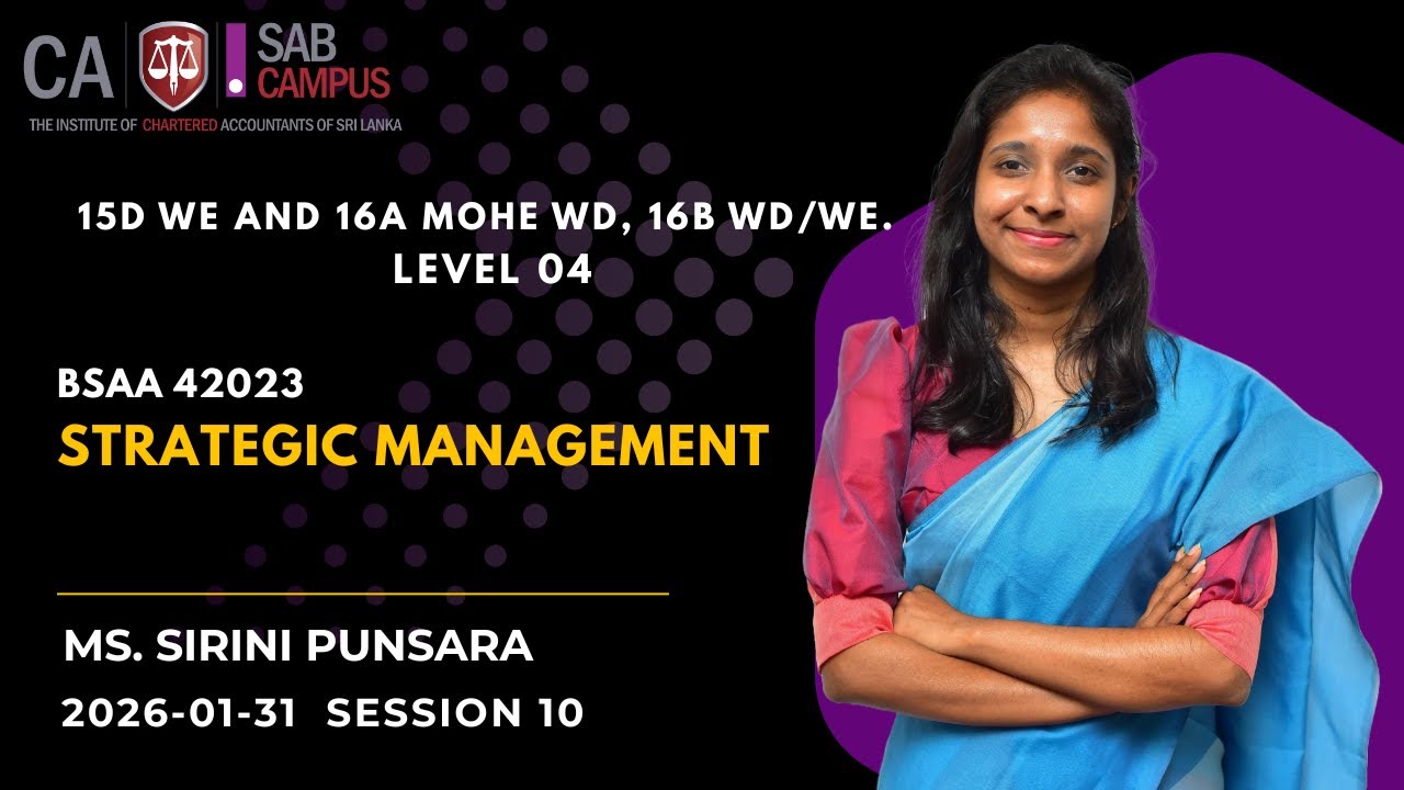 BSAA 42023 Strategic Management - 15D WE and 16A MOHE WD, 16B WD/WE  2026.01.31 @sabcampus