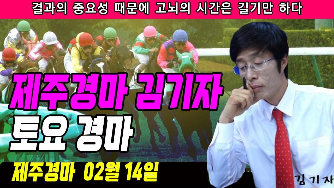 🔥  2월  14일   토요 제주경마는 현지 최강 제주 김기자와 함께 제주김기자 금요 진카때리기🔥