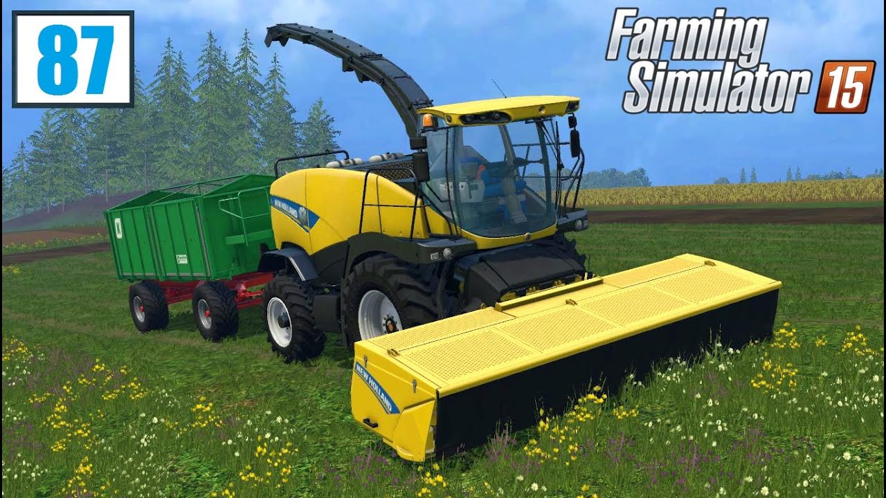 Trawa na kiszonkę (Farming Simulator 15 #87), gameplay pl