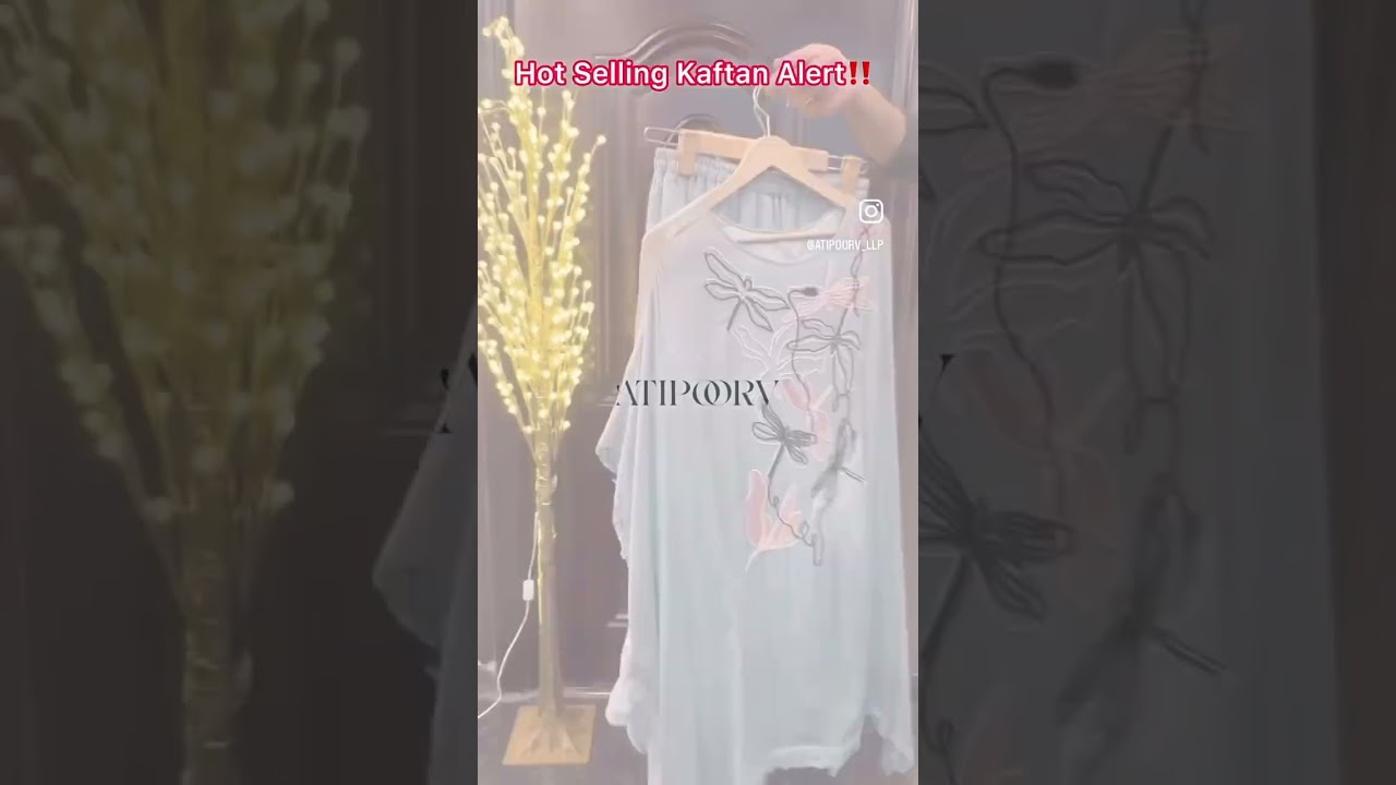 Get your hands on this exclusive kaftan set in different embroidery