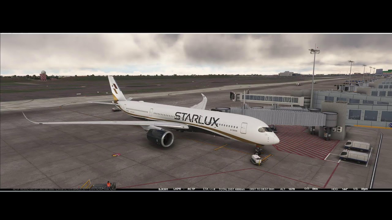 [MSFS2020] PRG - TPE / Arrival | iniBuilds A350