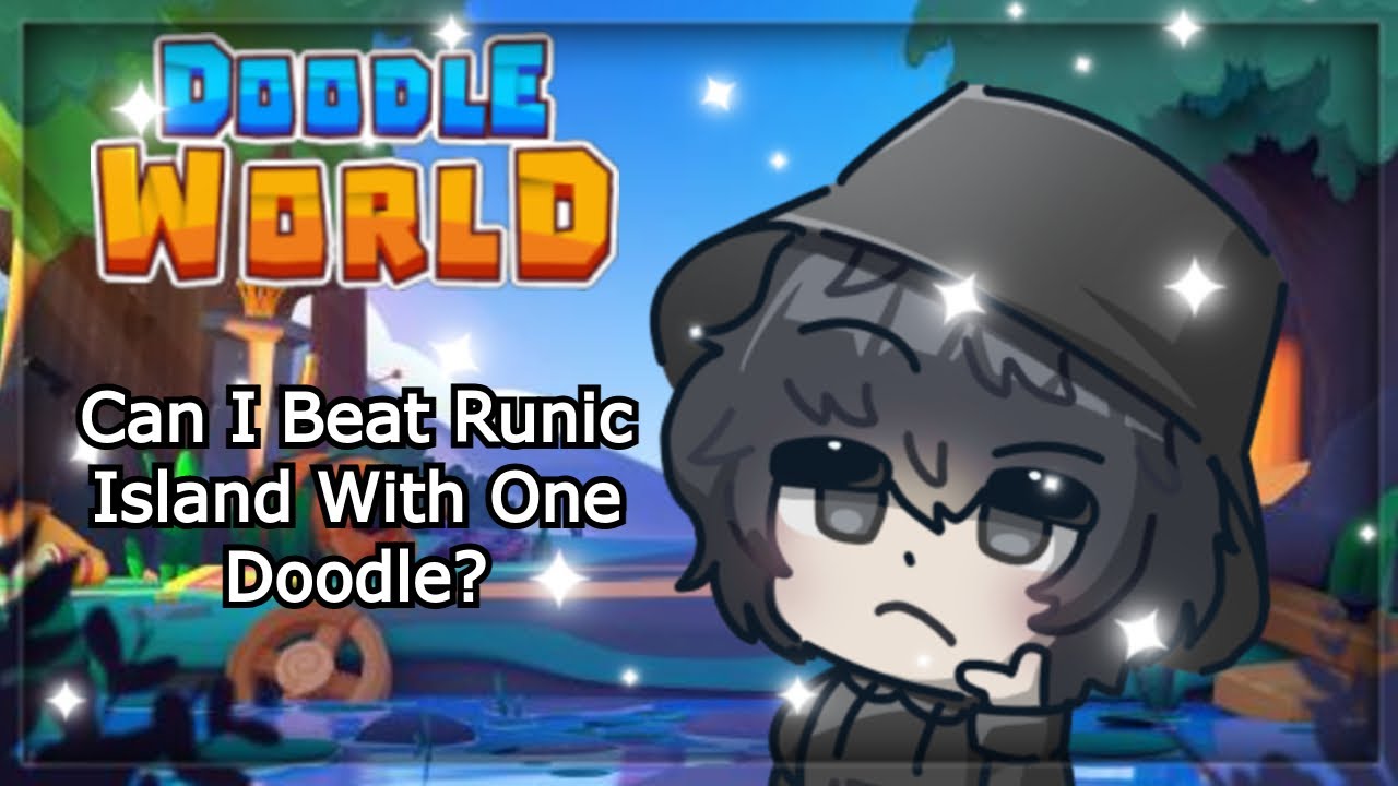 Can I Beat Runic Island With ONLY ONE Doodle? Roblox Doodle World