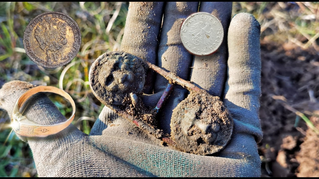 Sondeln - Wir finden Löwenköpfe, Gold & Silber Relikte bei der Schatzsuche - Metall Detektor