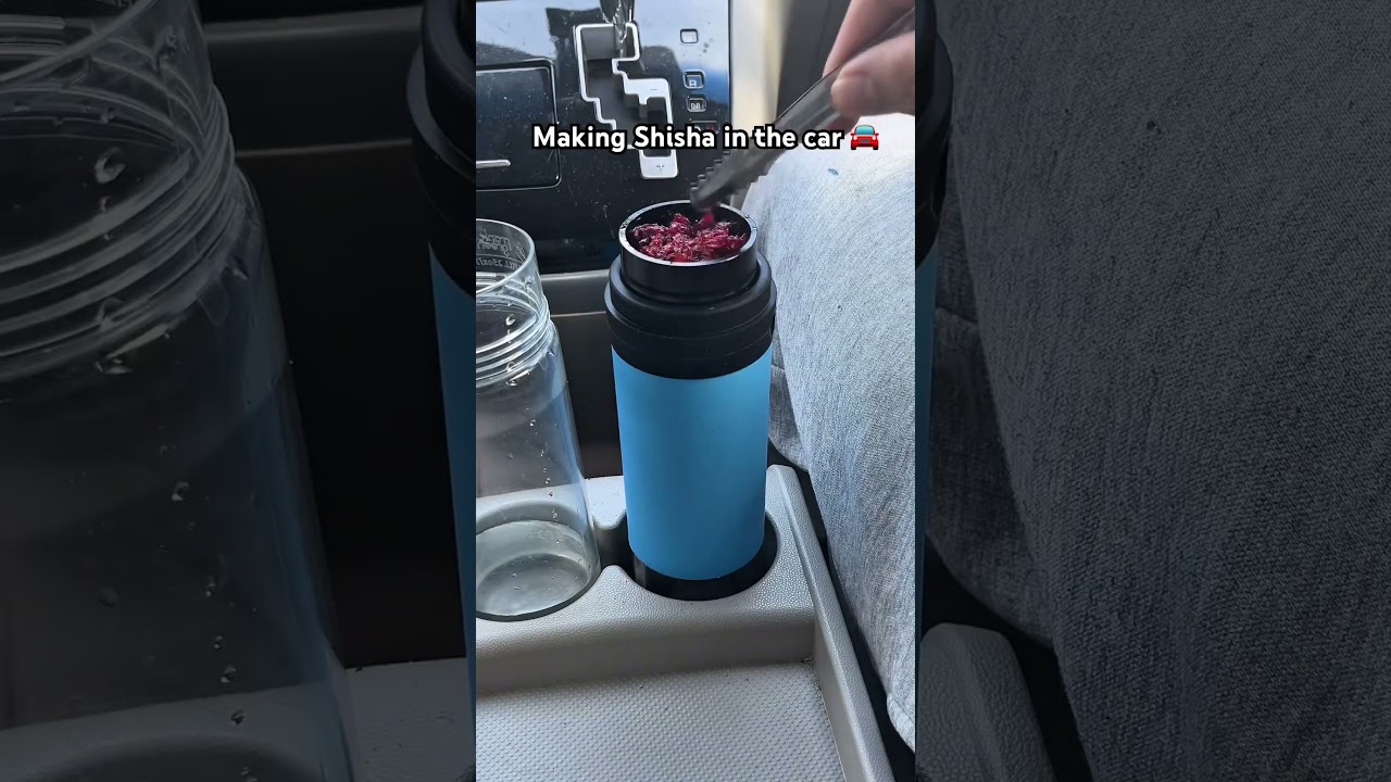 Portable car Shisha 💨 #cargadgets #caressentials #fyp #shisha