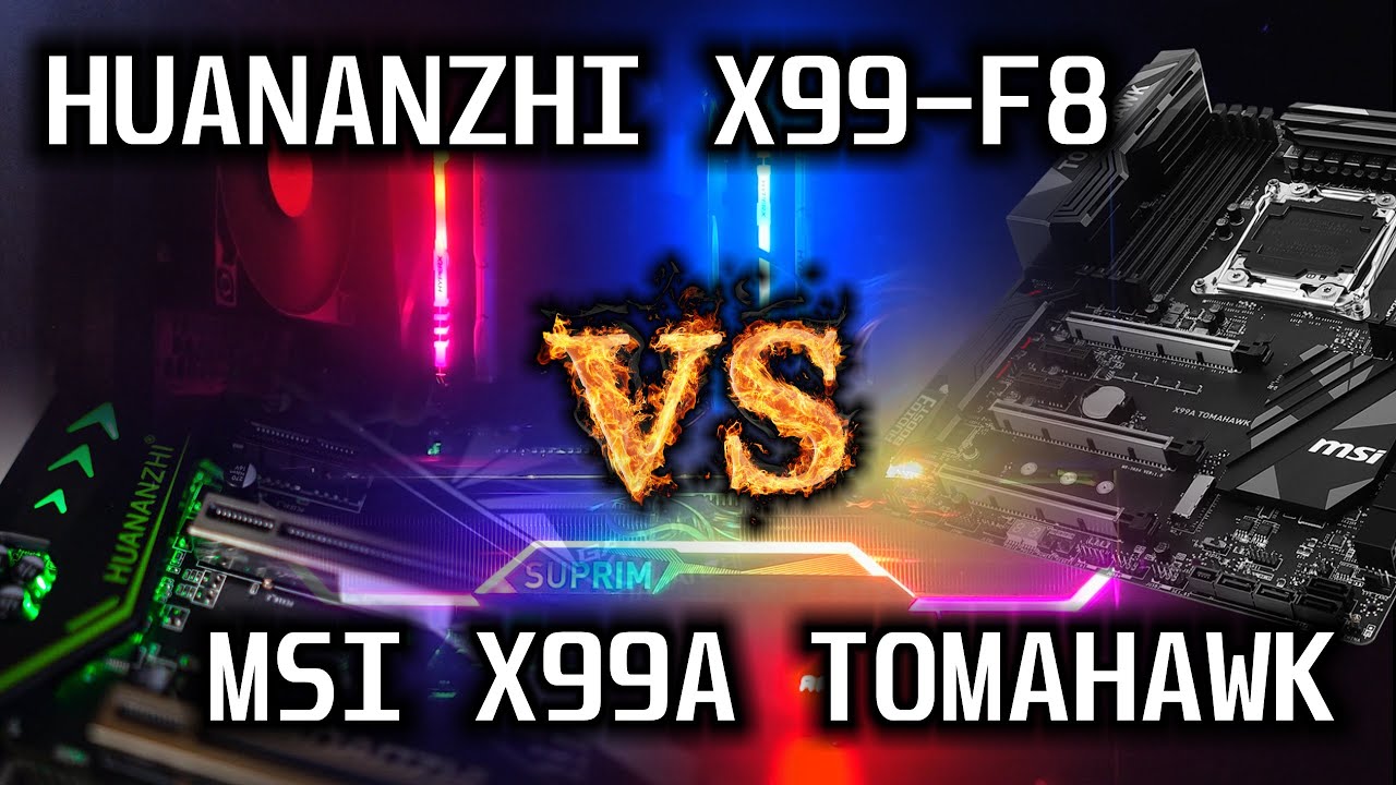 HUANANZHI X99-F8 vs BRAND (MSI X99A TOMAHAWK) // i7-6950x // Test in 8 Games + 3DMark