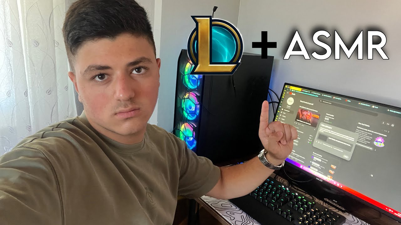 ASMR TÜRKÇE / ANLAŞILMAYAN FISILTI EŞLİĞİNDE LOL GAME PLAY