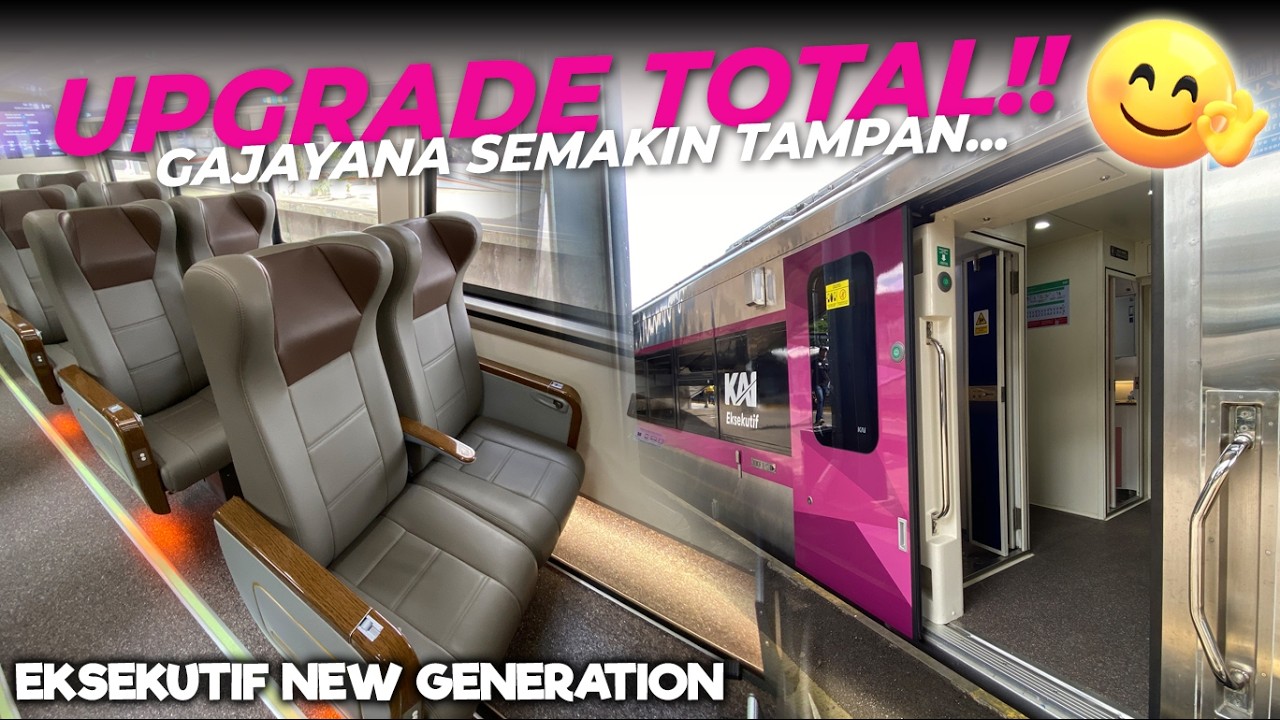 GANTI RANGKAIAN JADI MAKIN TAMPAN ❗Trip KA Gajayana New Generation Eksekutif Malang - Yogyakarta