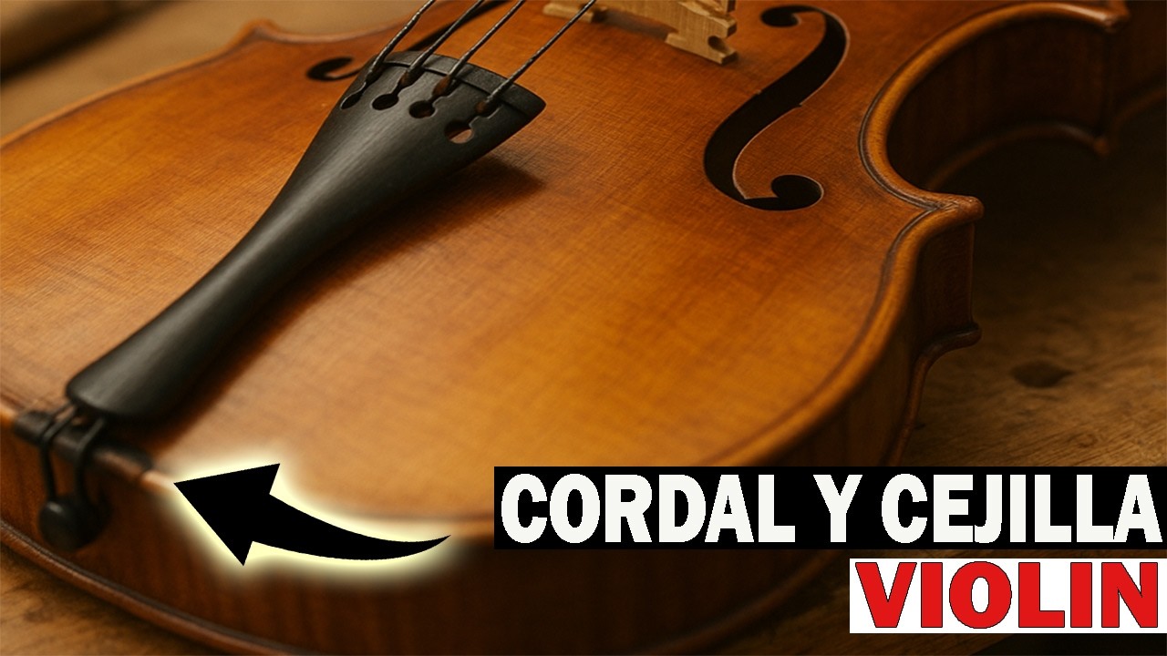 Como Hacer CEJILLA Y REFUERZO DE CORDAL Violín - Capitulo 14