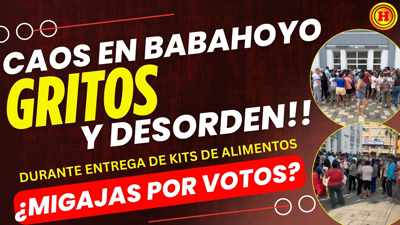 ¡CAOS TOTAL EN BABAHOYO! Empujones, Gritos y la Denuncia que Sacude a todo Ecuador