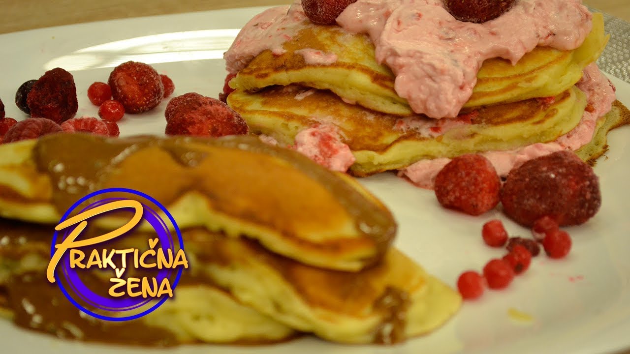 Praktična žena - Američke palačinke od banana sa raznovrsnim prelivima